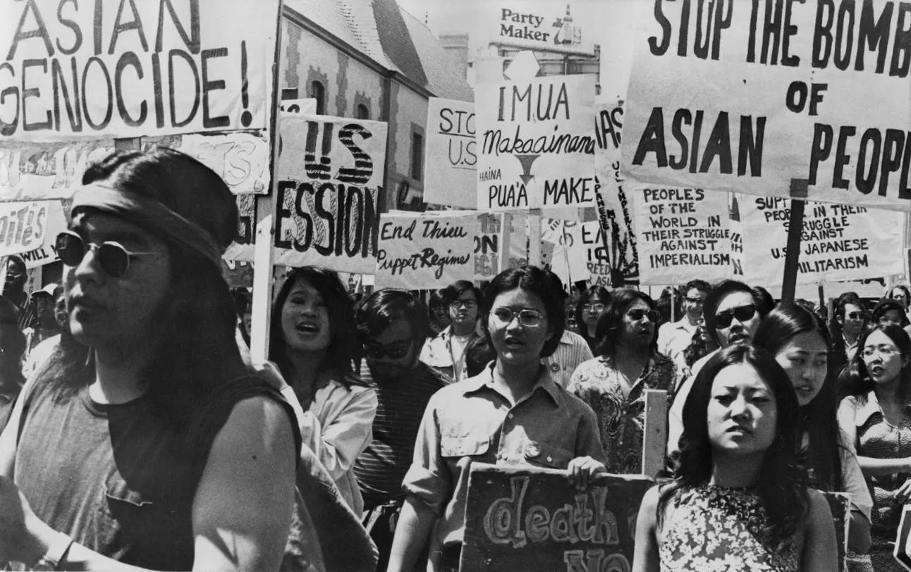 Asian American Anti-Vietnam War Protest in Los Angeles, 1971