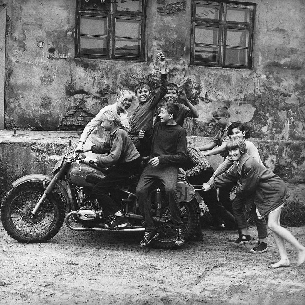Antanas Sutkus: Youth on a Motorcycle in 1974 Soviet Lithuania