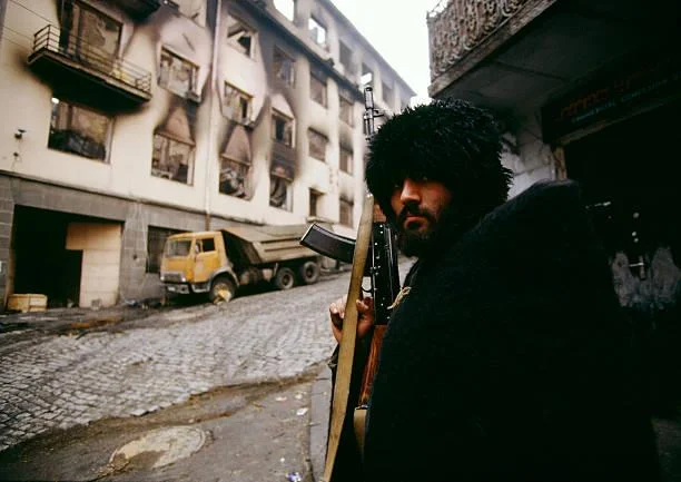 Georgian Civil War: A Fighter in Tbilisi, December 1991