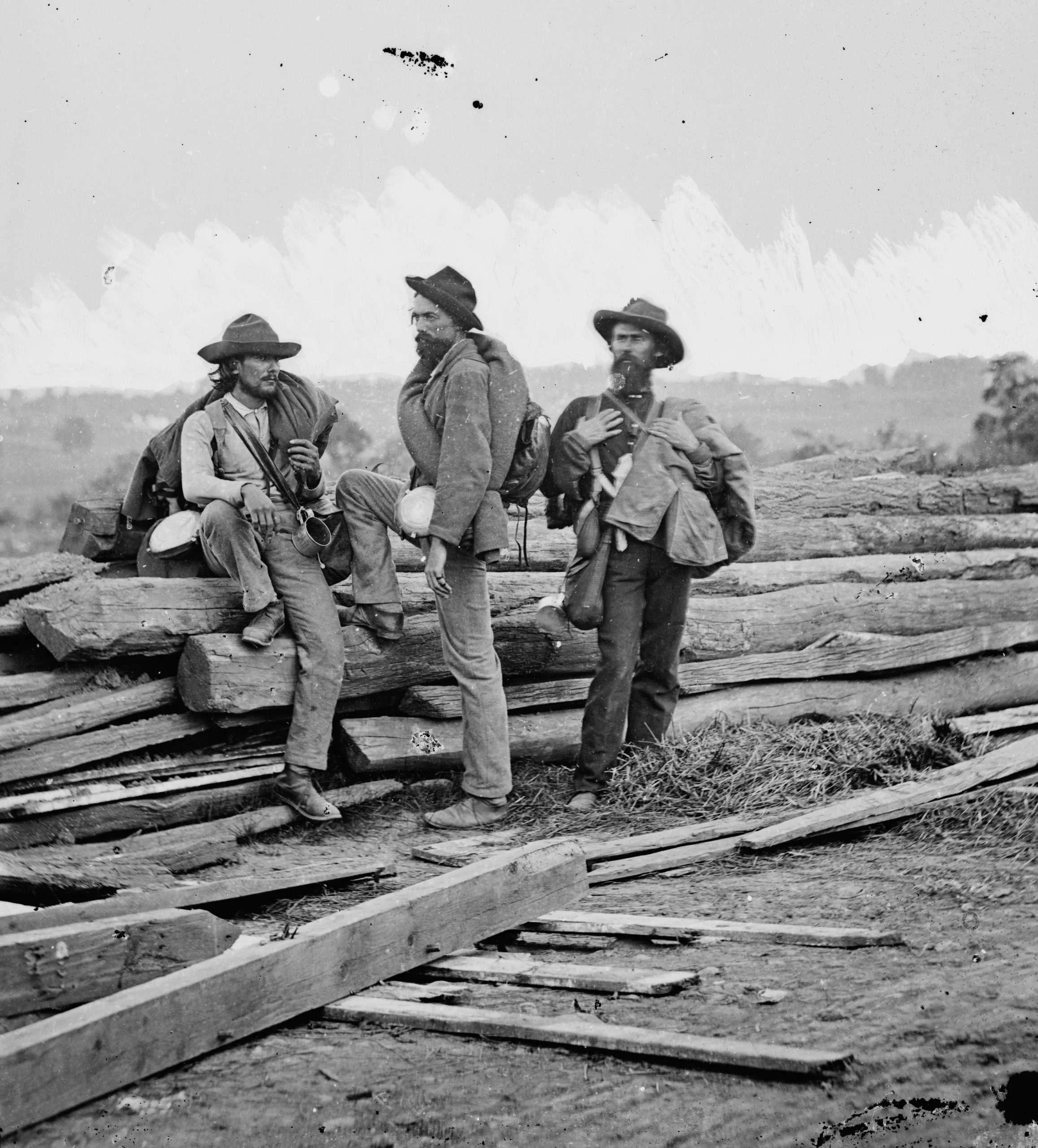 Confederate Prisoners Captured at the Battle of Gettysburg, 1863
